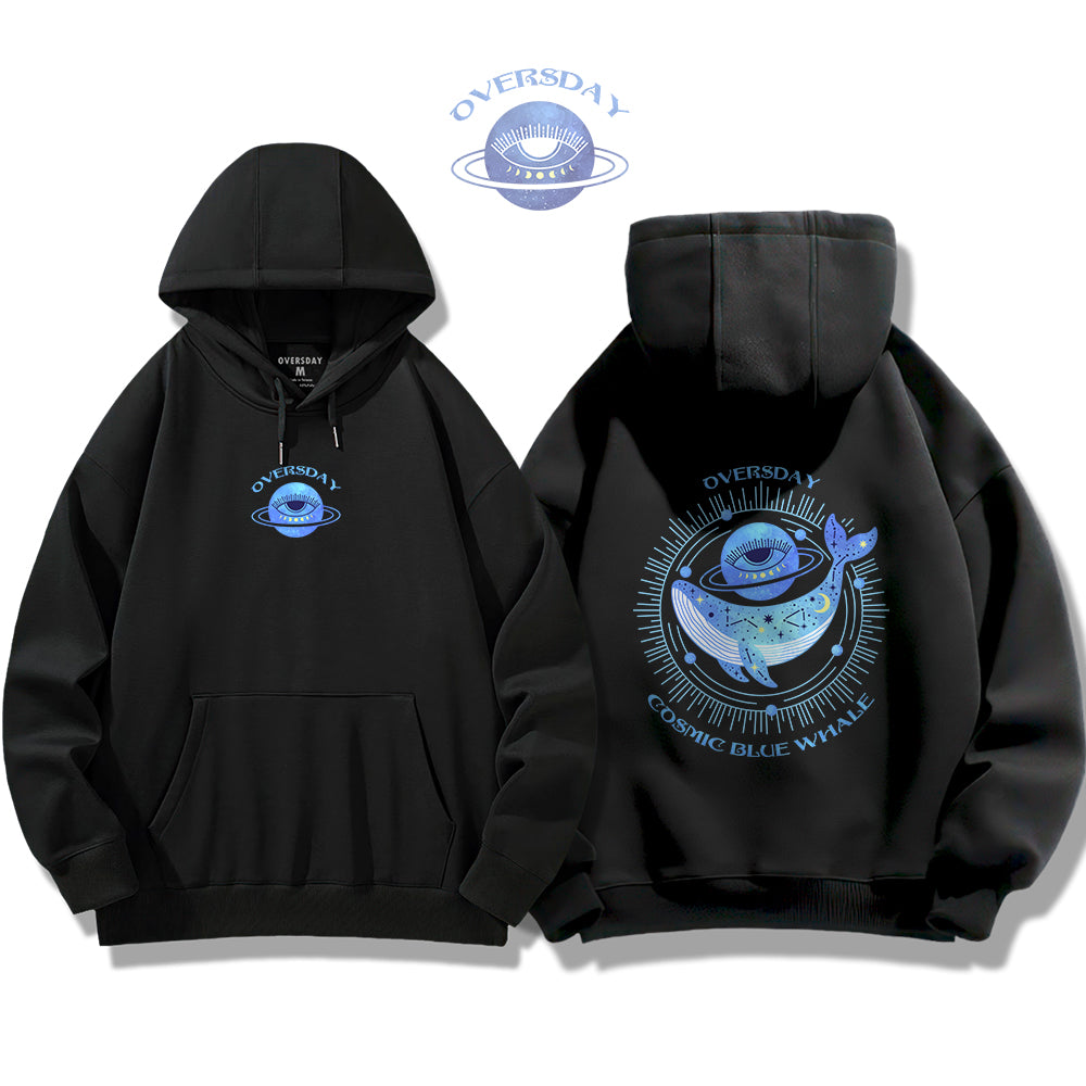 Cosmic Blue Whale / Hoodie