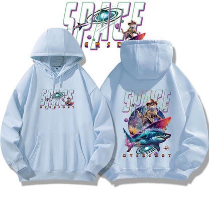 Mega Shark Surf Cat / Hoodie