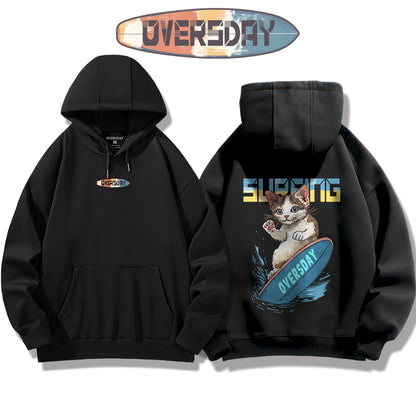 Surfing Cool Cat / Hoodie