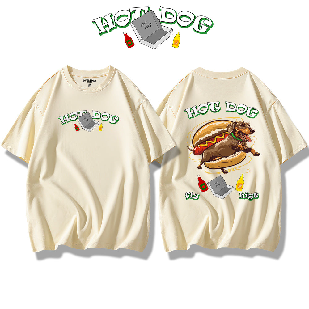 Flying Hot Dog / Loose Tee