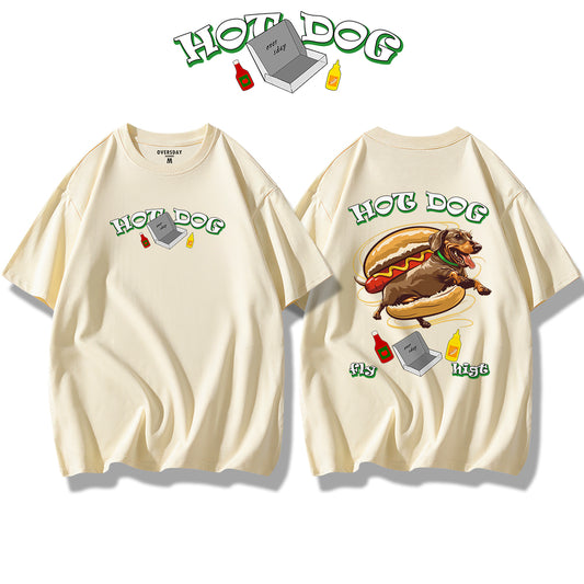 Flying Hot Dog / Loose Tee