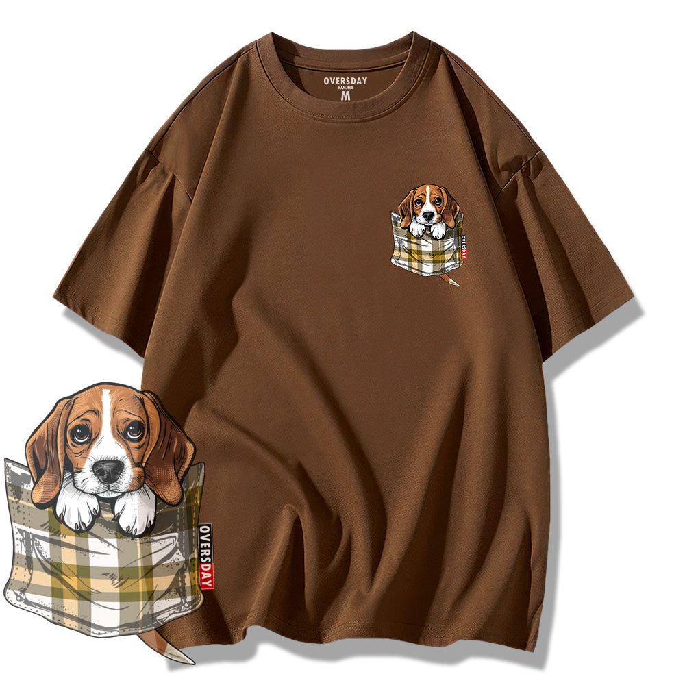 Tartan Pocket Beagle / Loose Tee