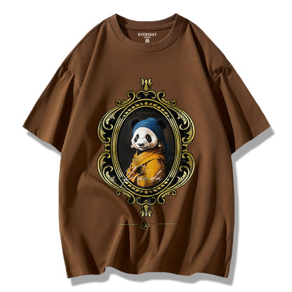 Pearl Earring Panda / Loose Tee