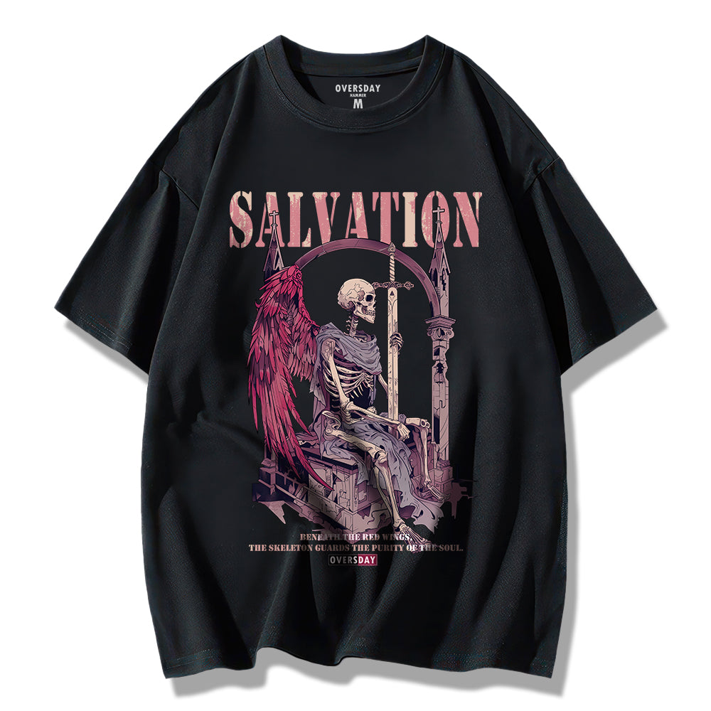 Crimson Wing Salvation / Loose Tee