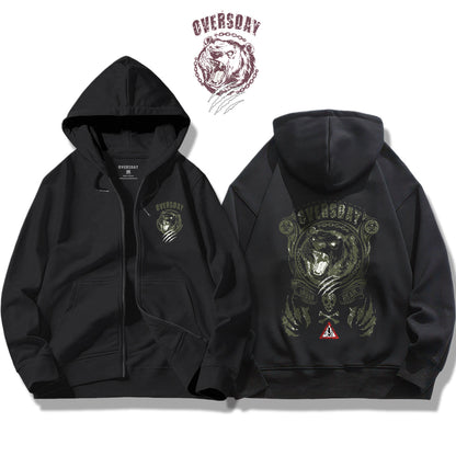 Urban Bear / Zip Up Hoodie