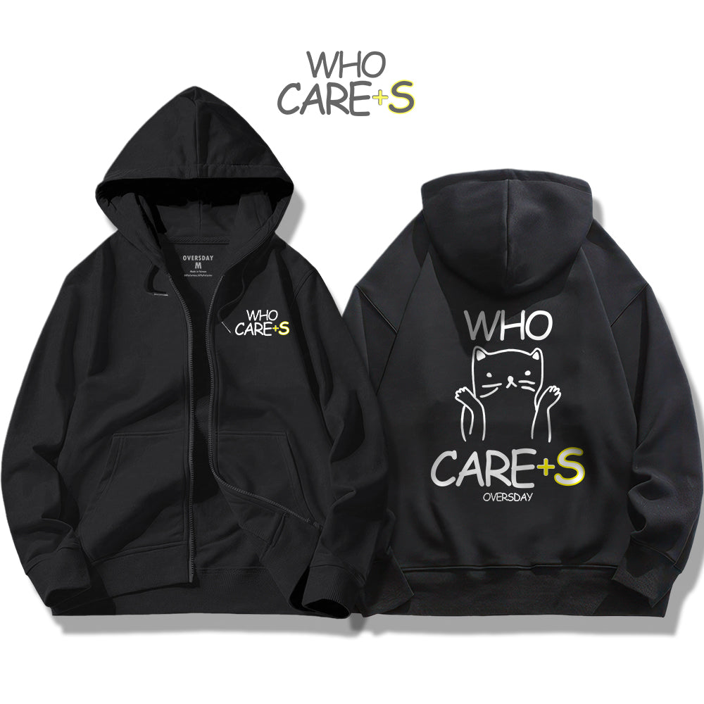 Who Cares / Zip Up Hoodie