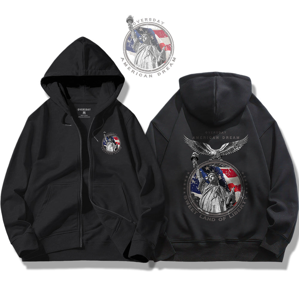 American Dream / Zip Up Hoodie