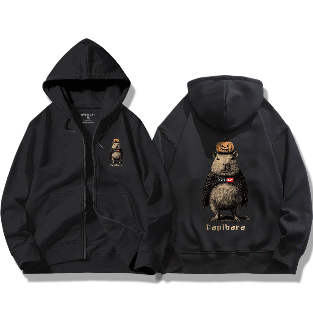 Capibara / Zip Up Hoodie