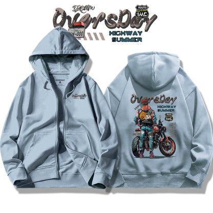 Dreamer of Motorcycle / Zip Up Hoodie