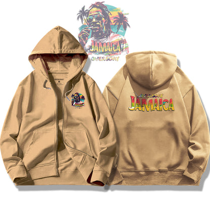 Cool Jamaican / Zip Up Hoodie