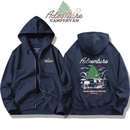 Forest Friend / Zip Up Hoodie