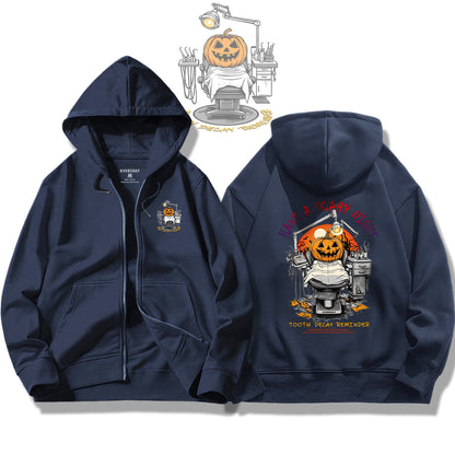 Frightful Dentist Night / Zip Up Hoodie