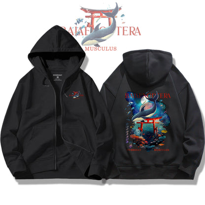 Dream of the Whale Fall / Zip Up Hoodie