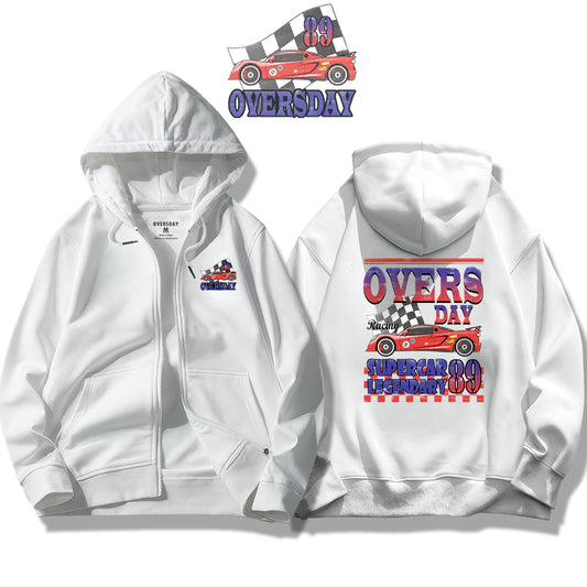 Racing Car 89 / Zip Up Hoodie