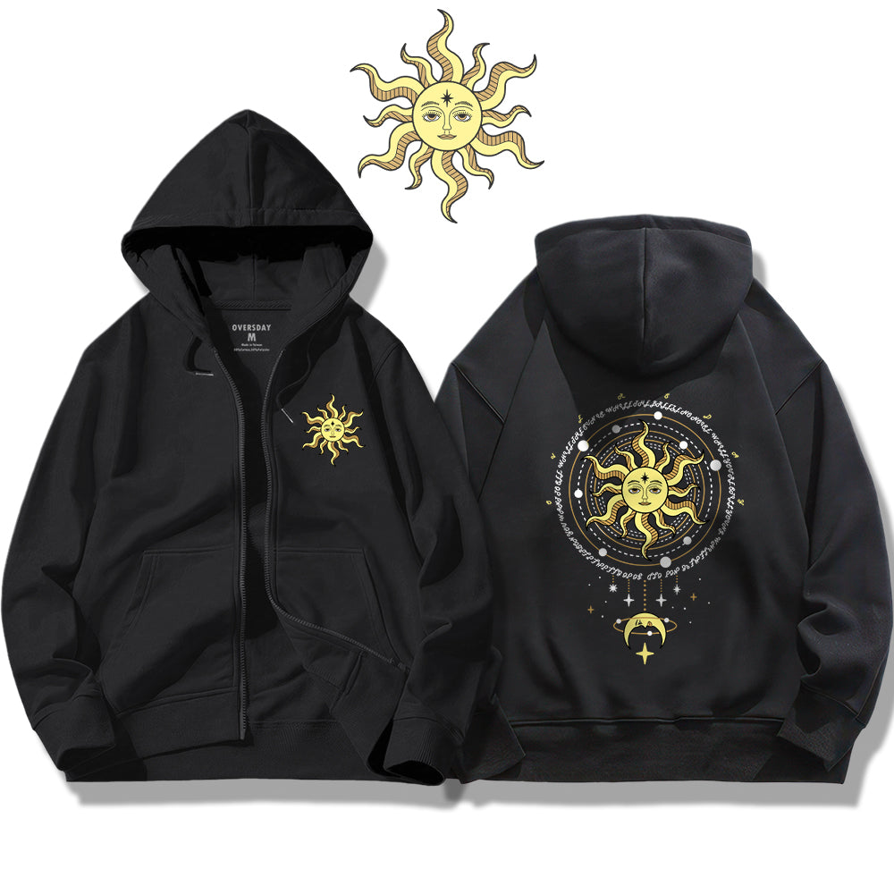 While the Sun is Shining / Zip Up Hoodie