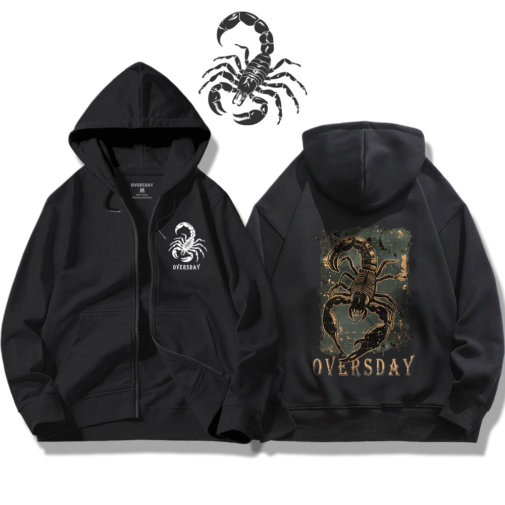 Scorpion King of the Night / Zip Up Hoodie