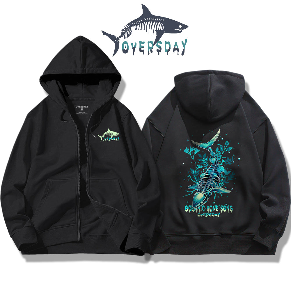 Oceanic Bone Song / Zip Up Hoodie