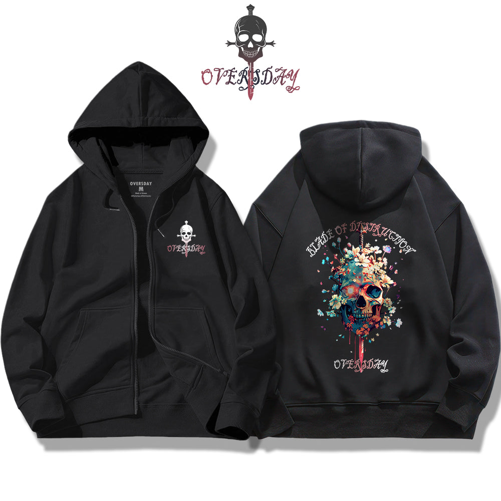 Blade of Destruction / Zip Up Hoodie