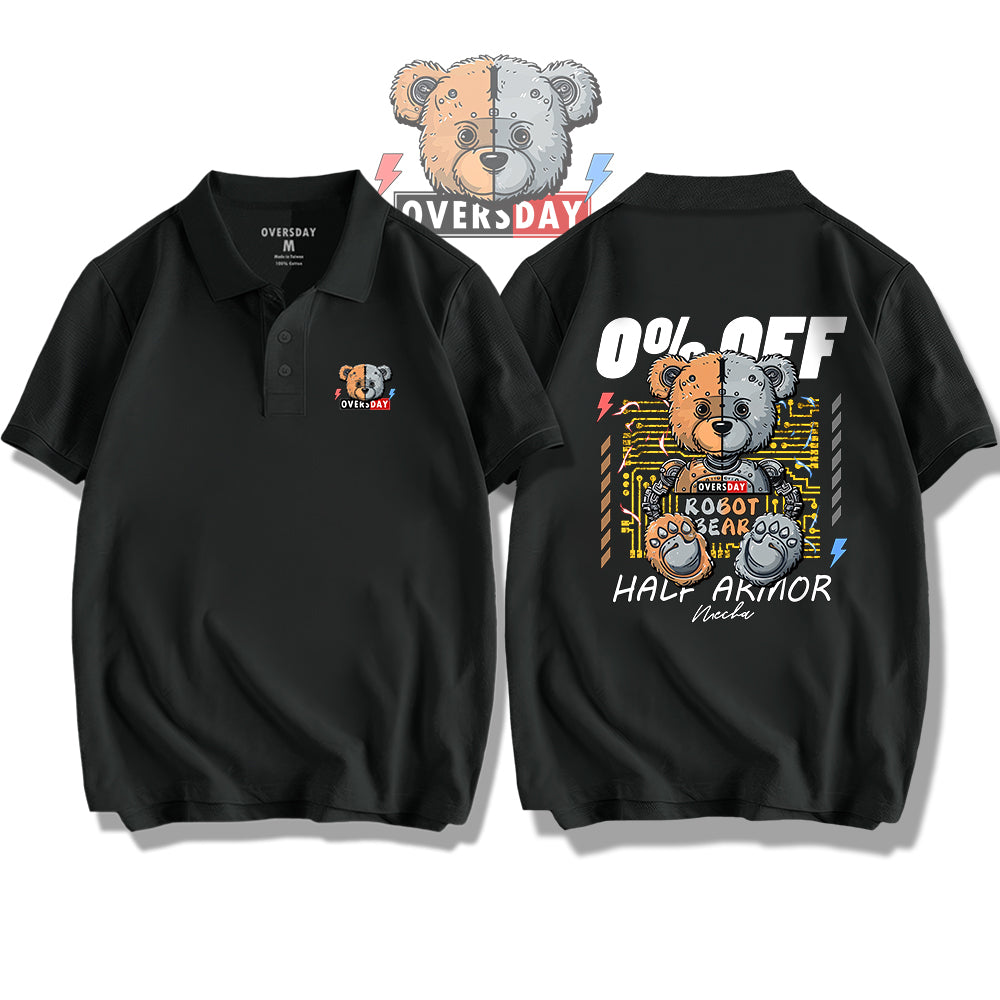 Robot Bear / Polo Shirt