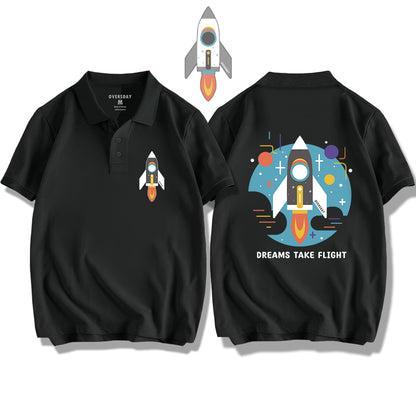 Rocket-Dreams Take Flight / Polo Shirt