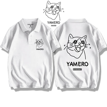 Yamero Cat / Polo Shirt