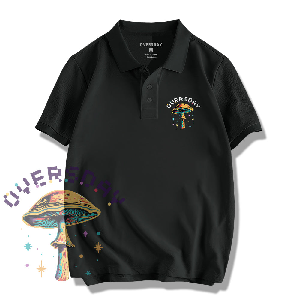 Colorful Dream Mushrooms / Polo Shirt