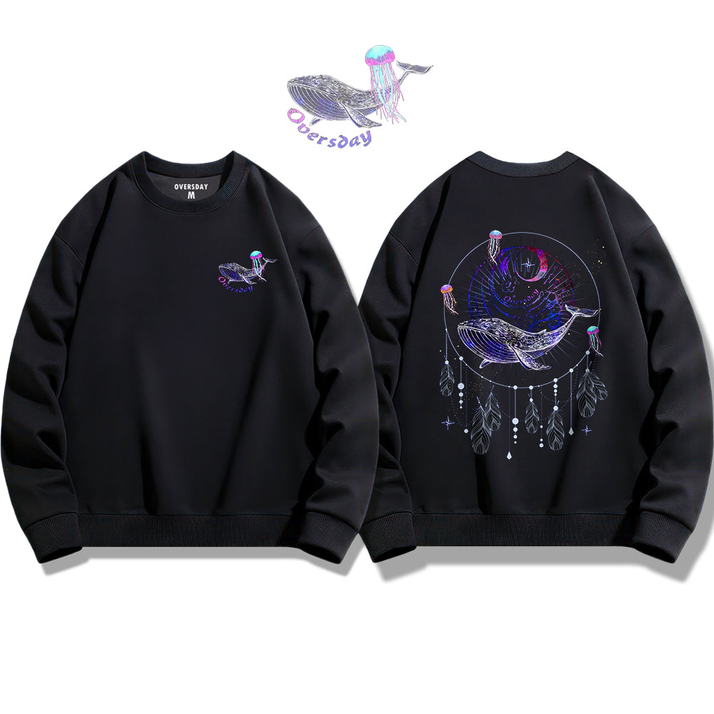 Dream Catcher of Blue Whale / Sweatshirt