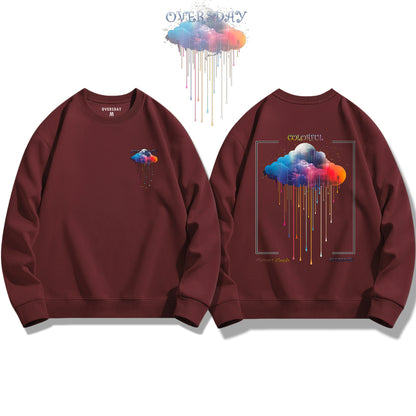 Colorful Abstract Clouds / Sweatshirt