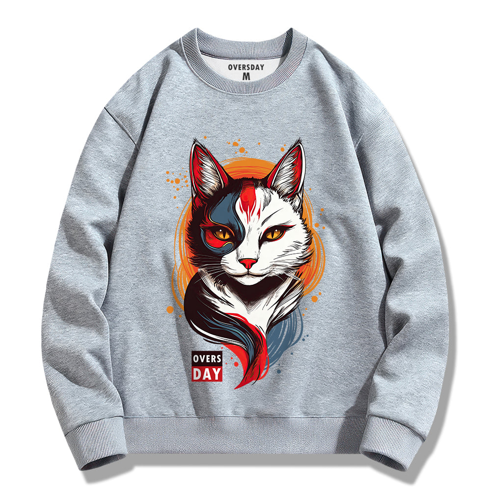 Masked Spirit Cat / Sweatshirt