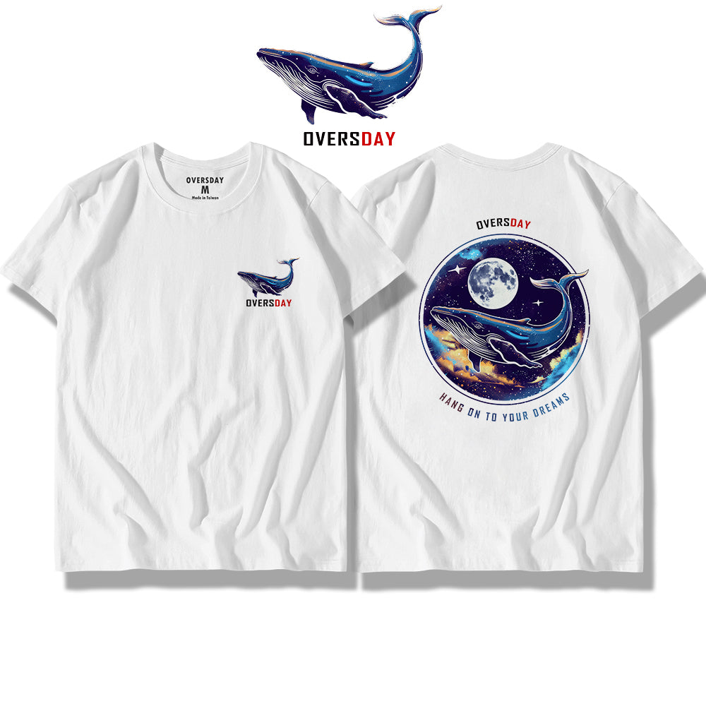 Blue Whale and Moon / Classic Tee