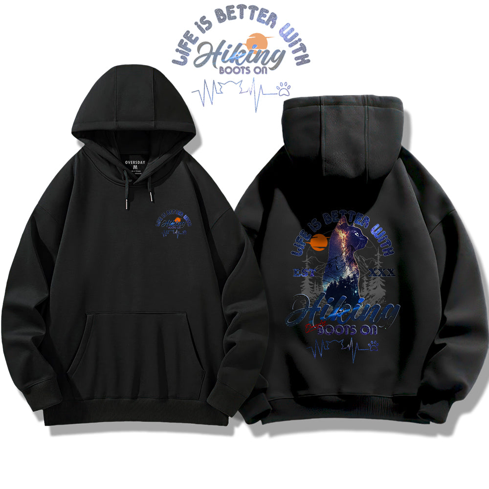 Black Cat Galaxy / Hoodie