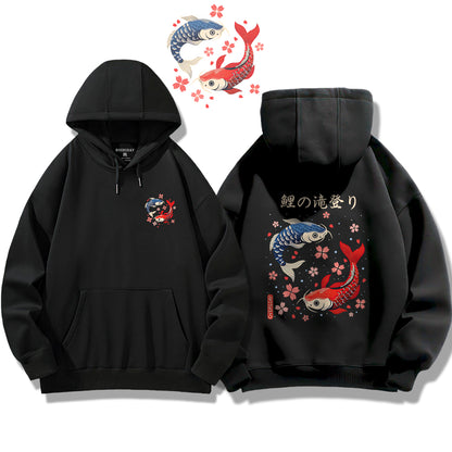 Carp Leaping Over the Dragon Gate / Hoodie