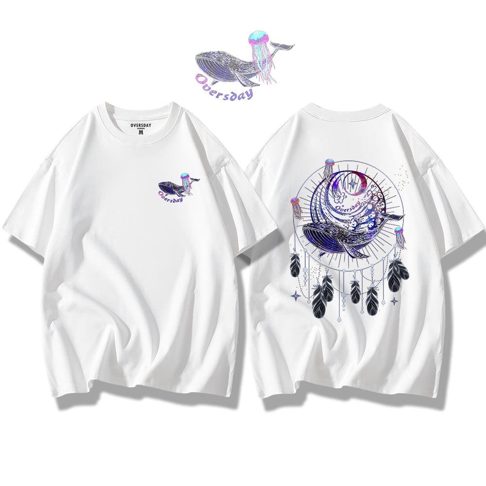 Dream Catcher of Blue Whale / Loose Tee