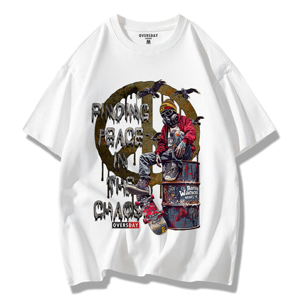 Skateboard Mask Boy / Loose Tee