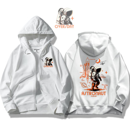 Astronaut / Zip Up Hoodie