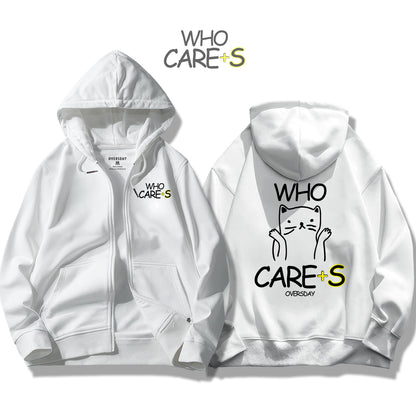 Who Cares / Zip Up Hoodie