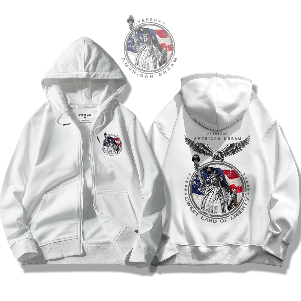 American Dream / Zip Up Hoodie