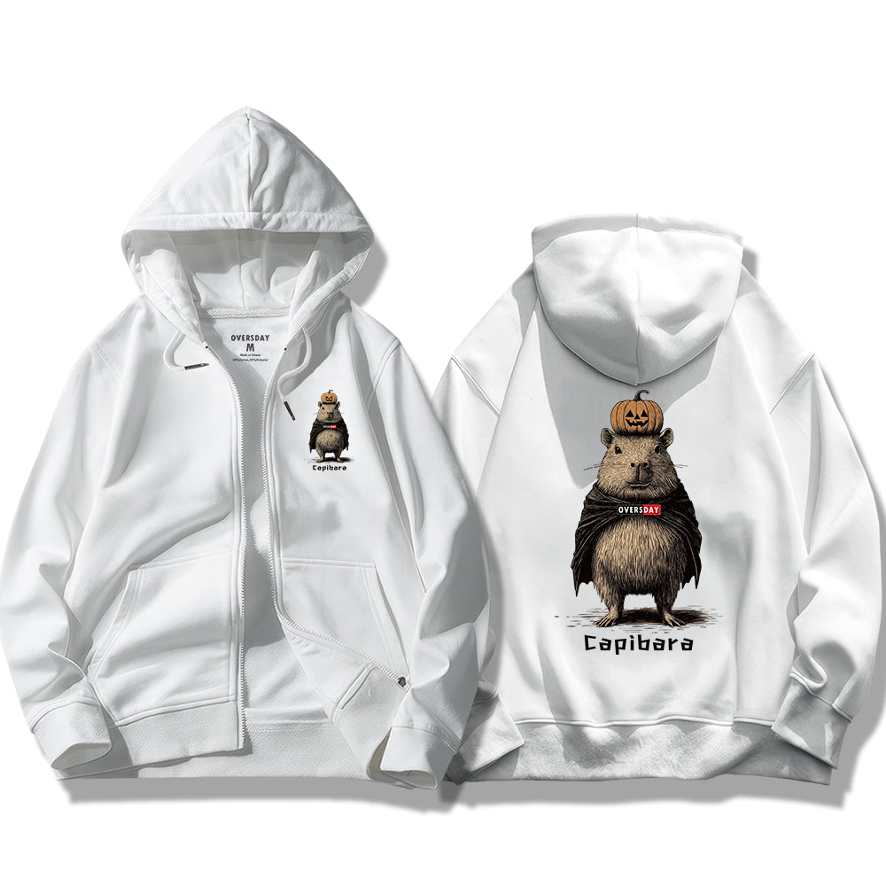 Capibara / Zip Up Hoodie