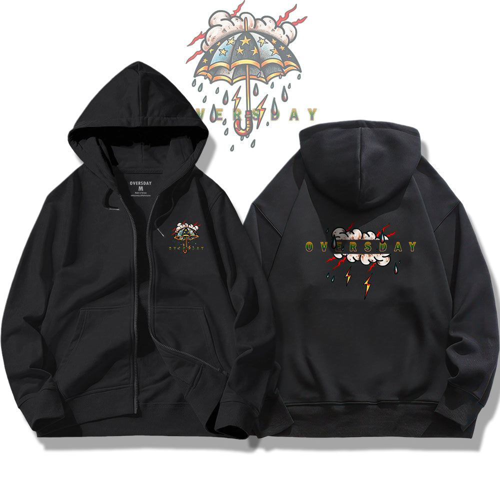 Thunder Umbrella / Zip Up Hoodie