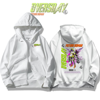 Future Human / Zip Up Hoodie