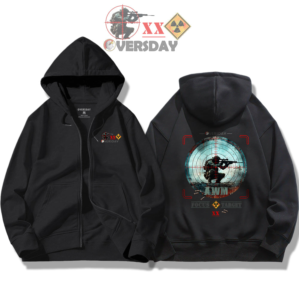 Battlefield Sniper / Zip Up Hoodie