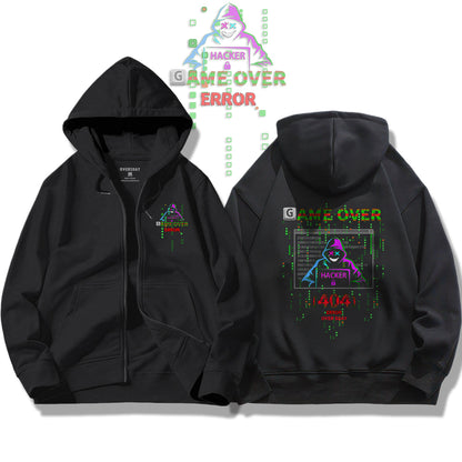 Hacker Terminator / Zip Up Hoodie