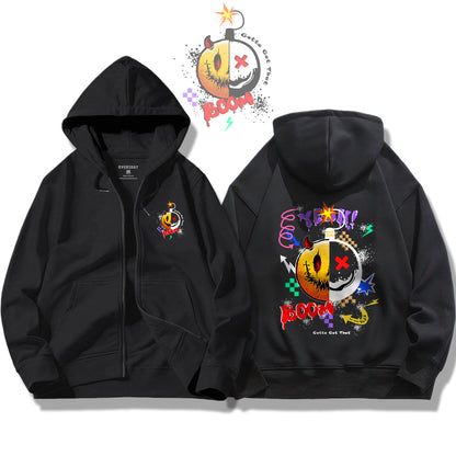 Destructive Smile / Zip Up Hoodie