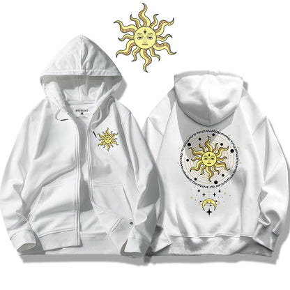 While the Sun is Shining / Zip Up Hoodie