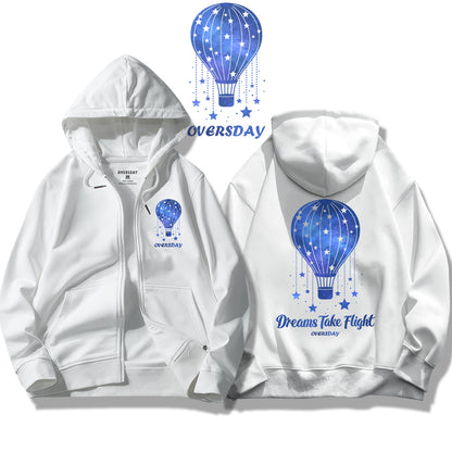 Dreams Take Flight / Zip Up Hoodie