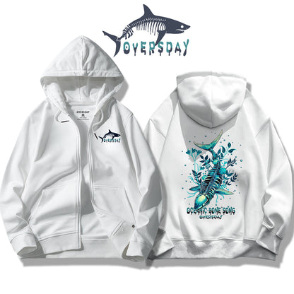 Oceanic Bone Song / Zip Up Hoodie