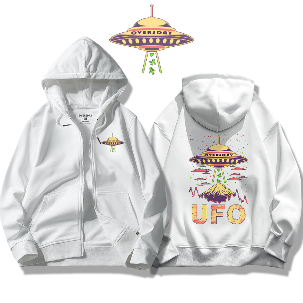 UFO / Zip Up Hoodie