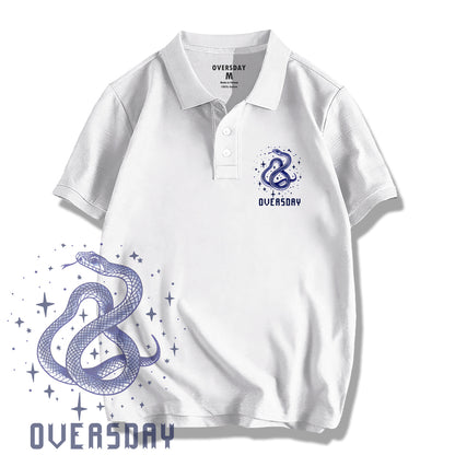 Starlit Serpent Whispers / Polo Shirt