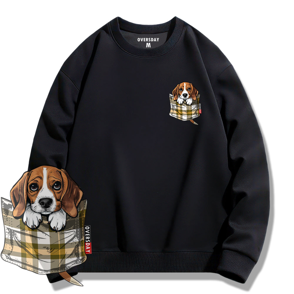 Tartan Pocket Beagle / Sweatshirt