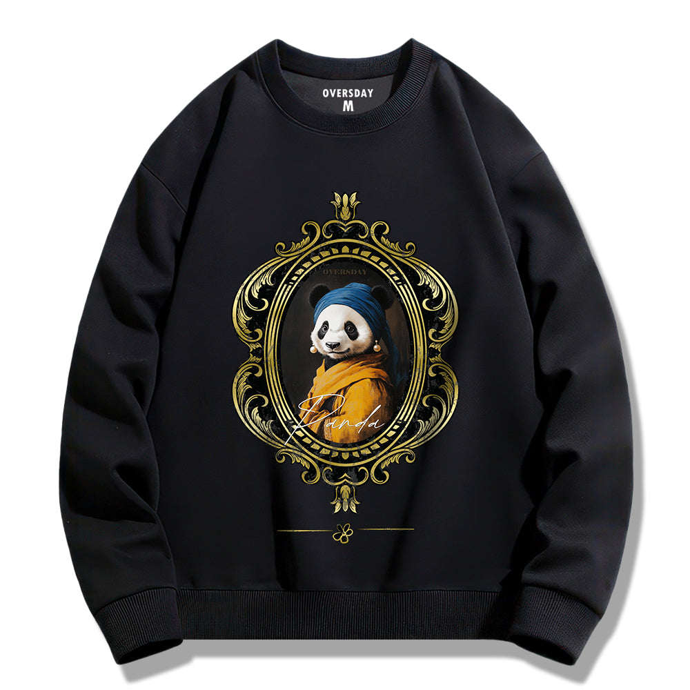 Pearl Earring Panda / Sweatshirt